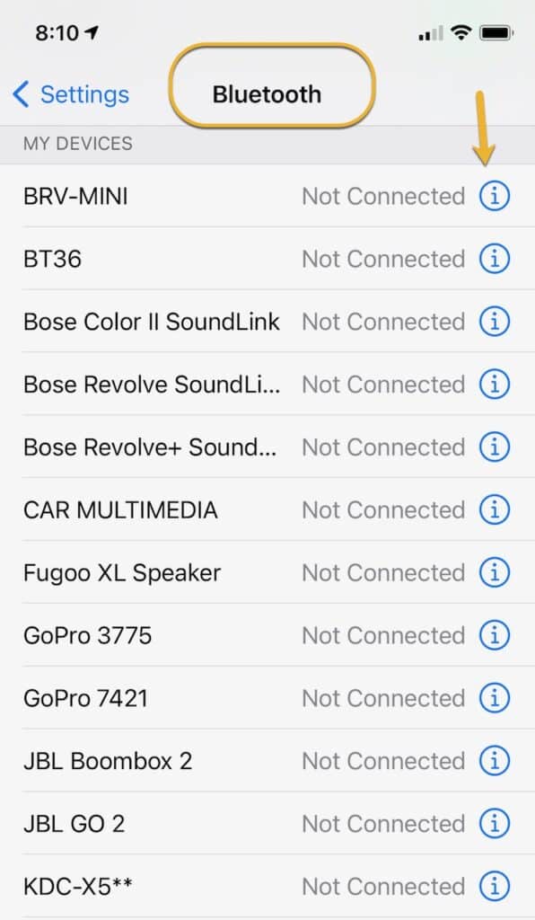 How To Unforget A Bluetooth Device - Infomation