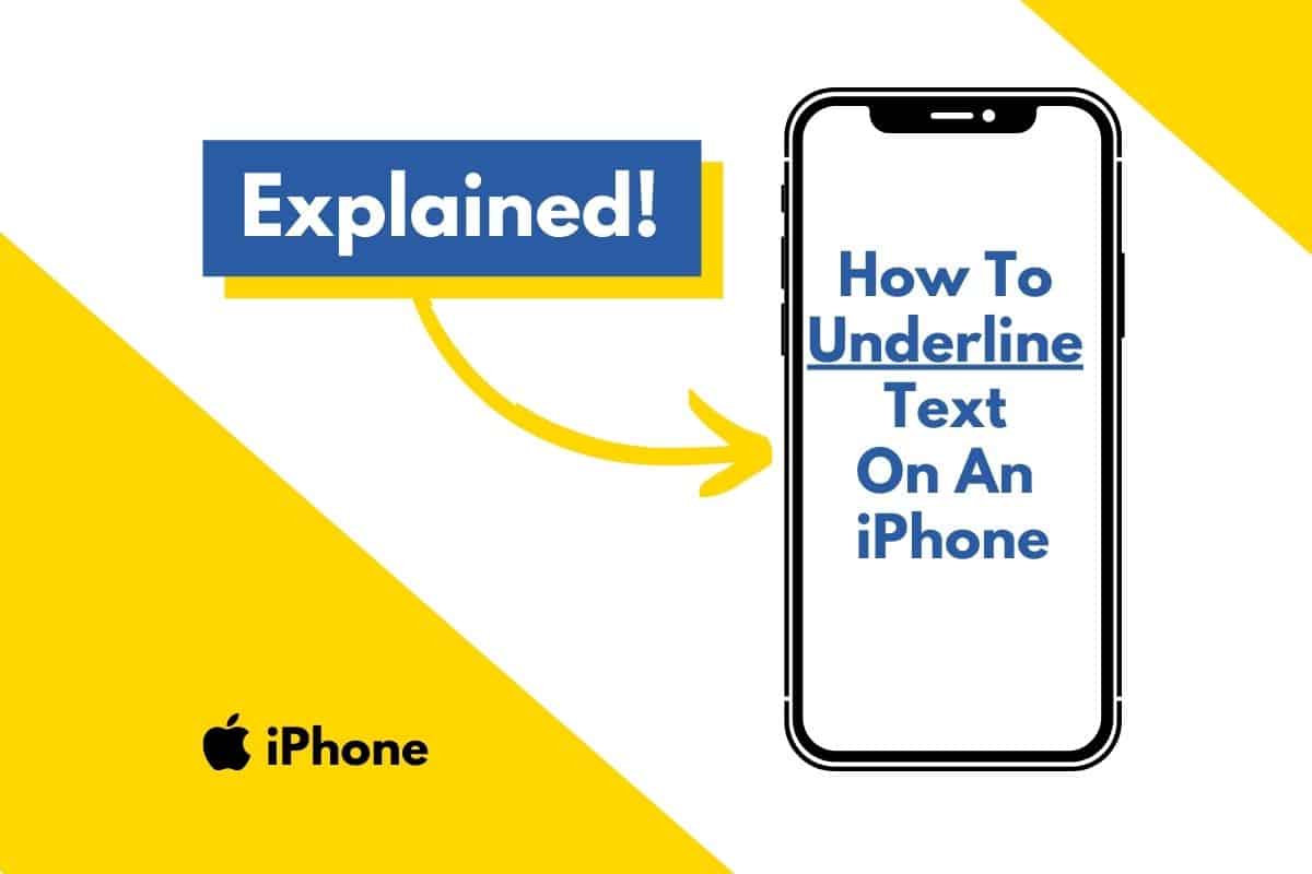 How To Underline Text on an iPhone