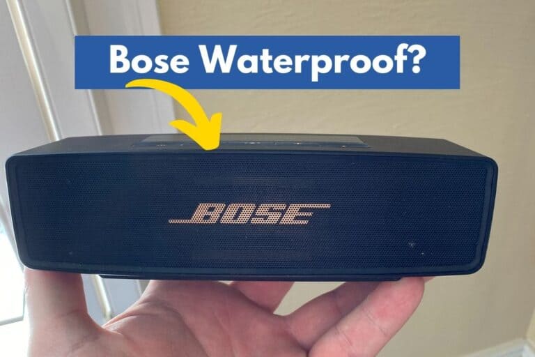 Is the Bose SoundLink Mini Waterproof? [Solved]