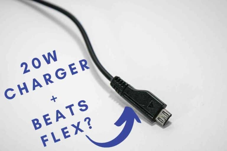 Can I Use A 20W Charger For My Beats Flex?
