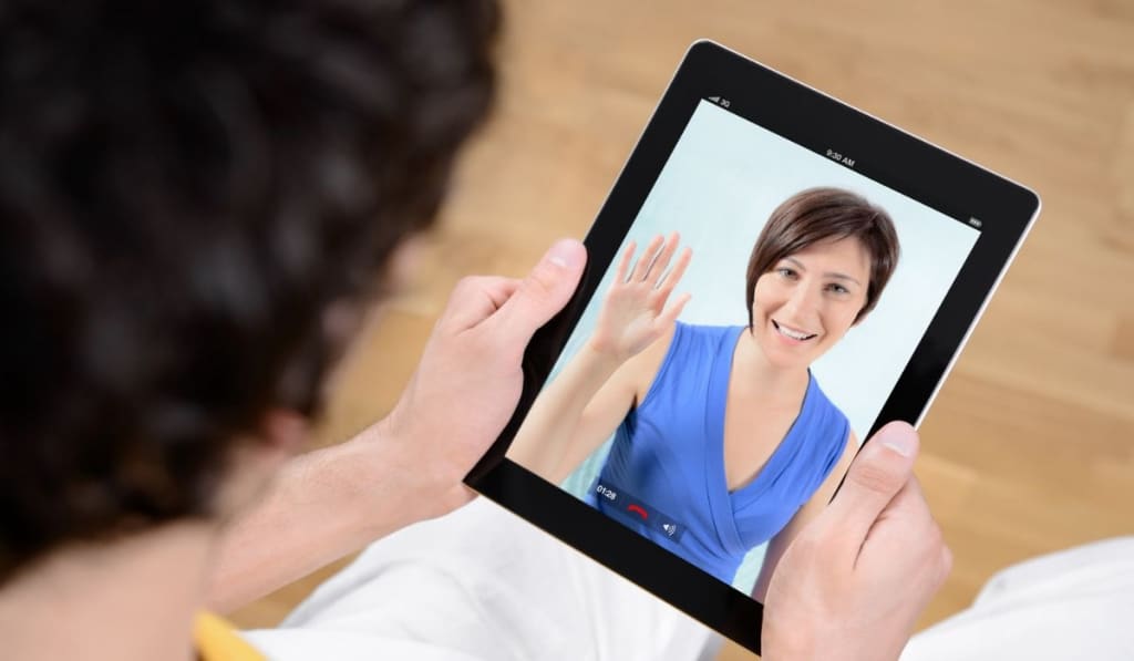 Video chat communication via Apple iPad