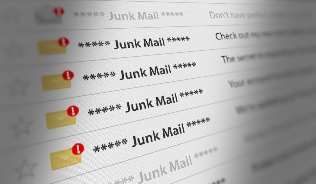 Close Up Shot of Junk Emails