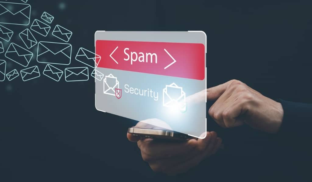 Apple’s Latest Security Update: Addressing the WebKit Vulnerability 2 Email concept with laptop spam and virus computer monitor internet security concept