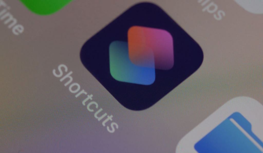 Shortcuts app on iphone
