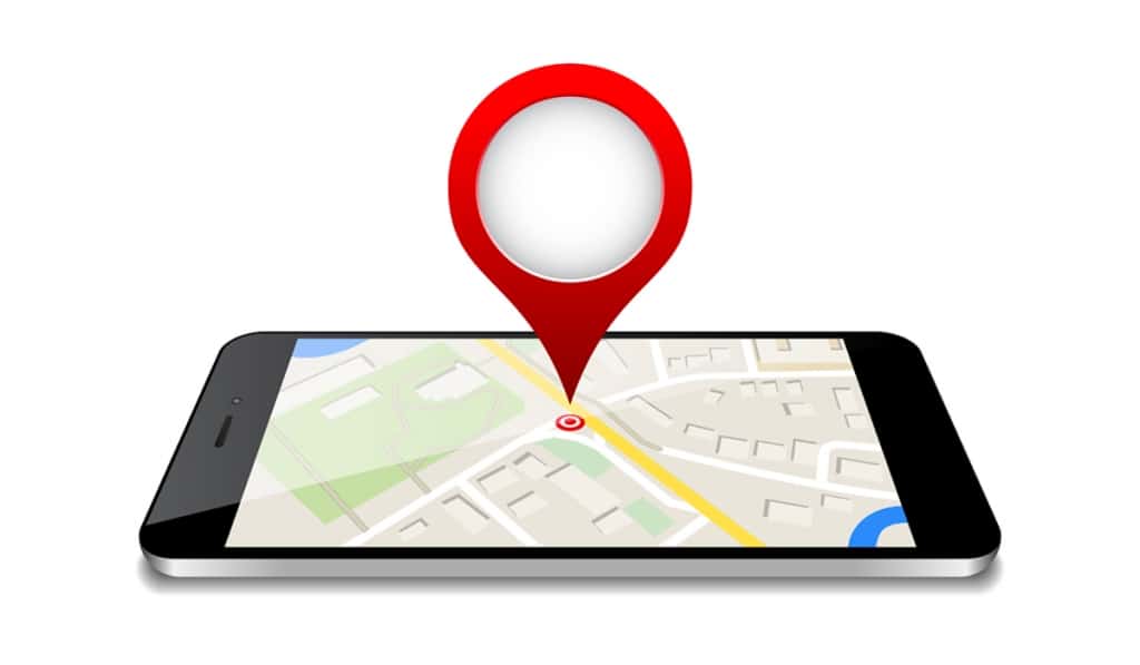 GPS on iPhone Screen