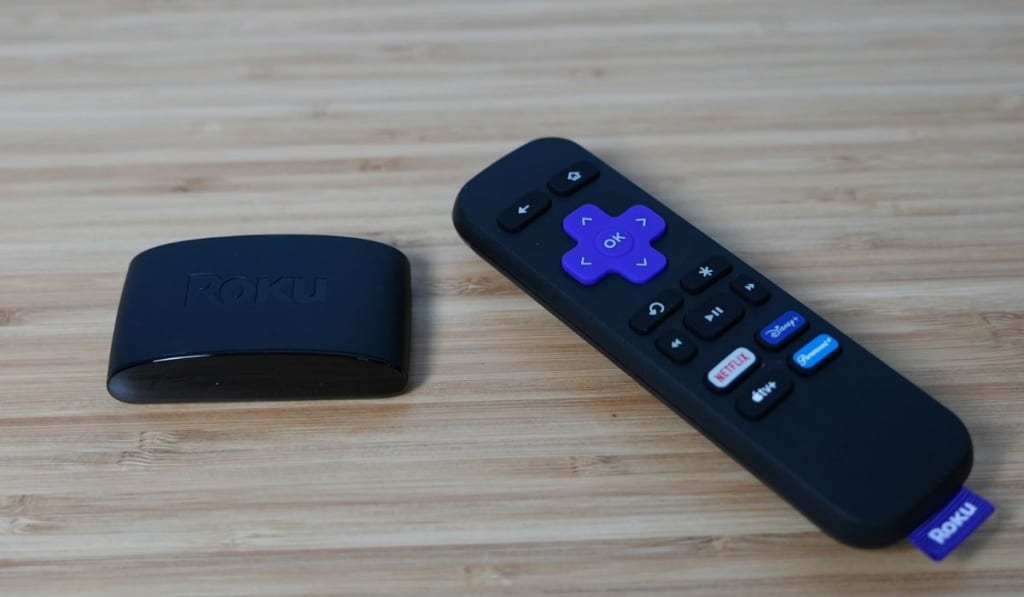 Roku box and remote