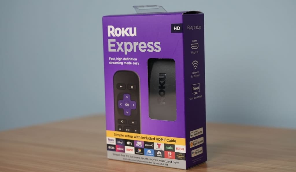 Roku device in a box