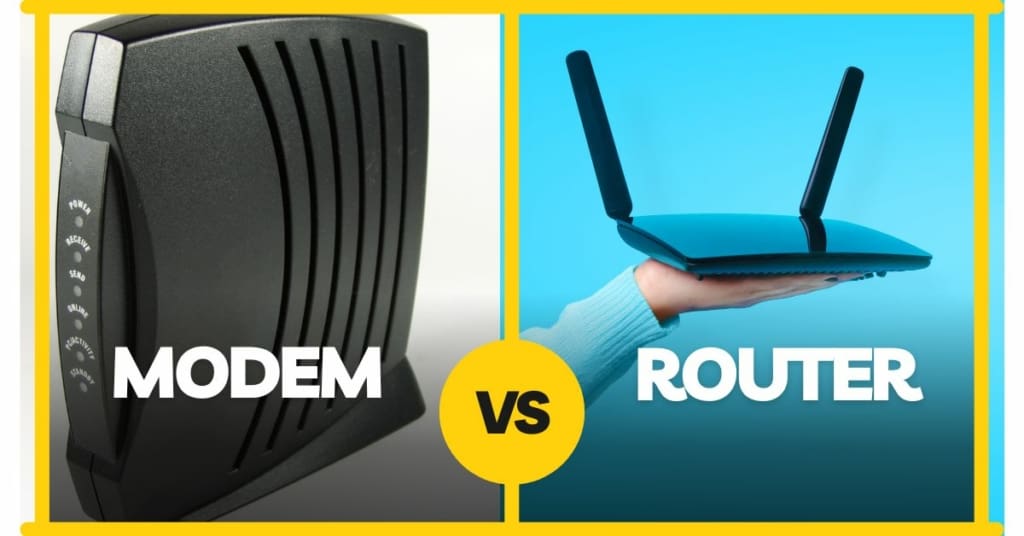 modem router difference