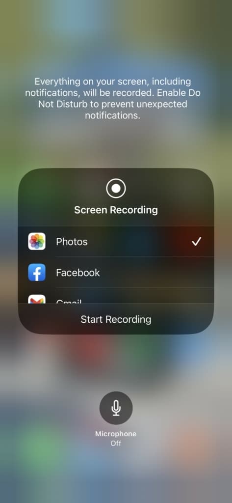 Record Your iPhone Screen