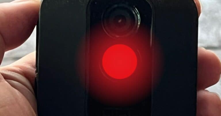 Blink Camera Red Light