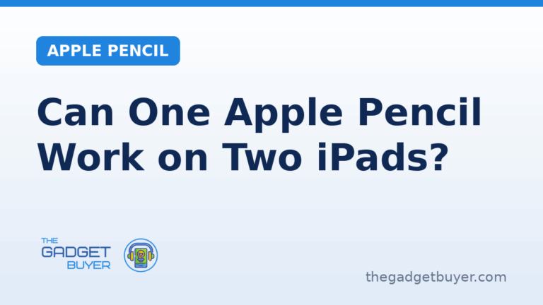 One Apple Pencil paired with two iPads