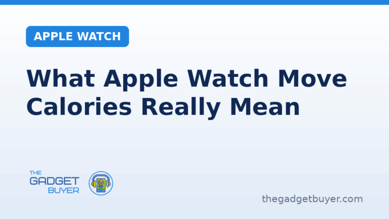 Apple Watch Move ring active calories explained