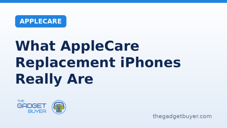AppleCare replacement iPhone that is new or equivalent to new in performance and reliability