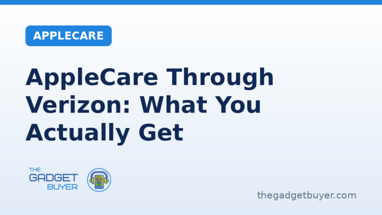 iPhone with AppleCare and Verizon Mobile Protect coverage options