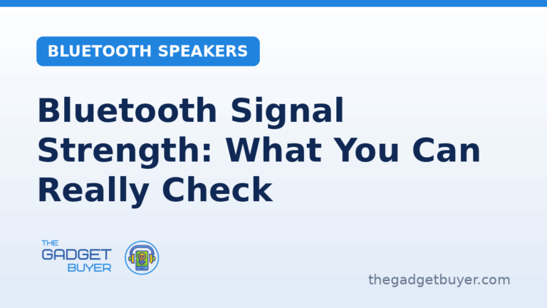 Bluetooth signal strength and RSSI explained on a branded card