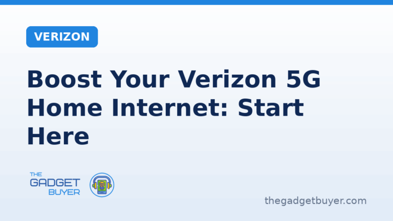 Boosting Verizon 5G Home Internet signal
