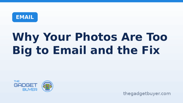 Email photo attachment size limits and fixes