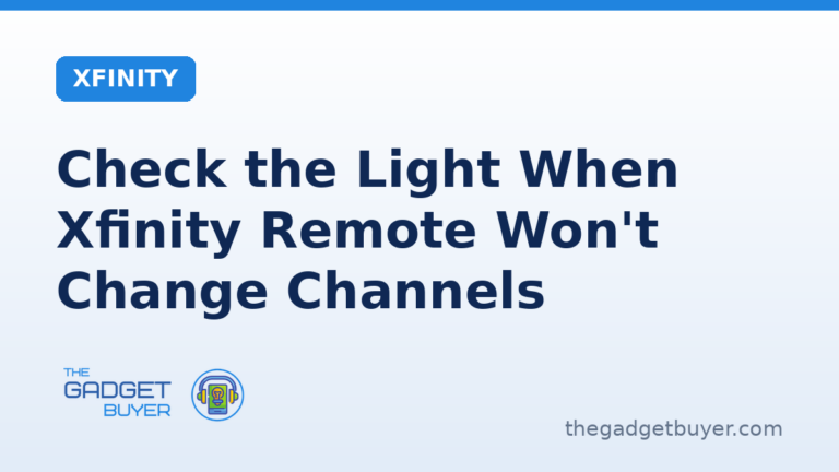 Xfinity remote will not change channels guide from The Gadget Buyer