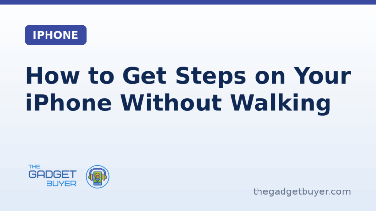 Get steps on your iPhone without walking