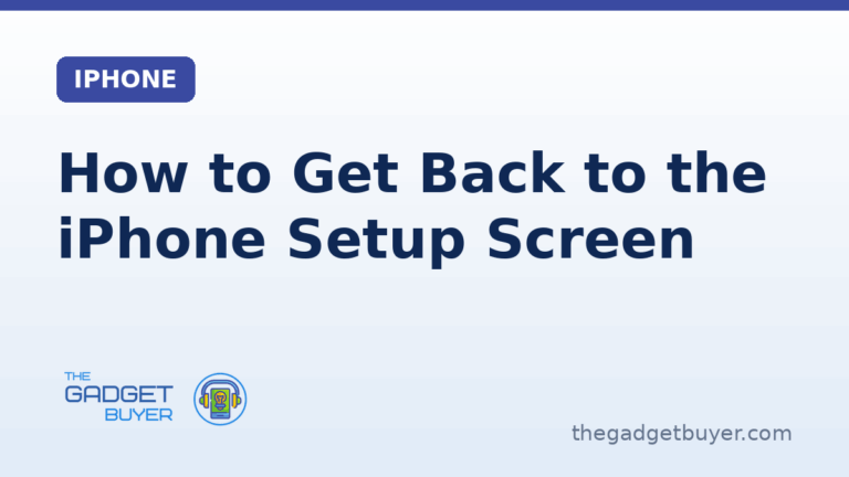 How to get back to the iPhone setup Hello screen by erasing the iPhone