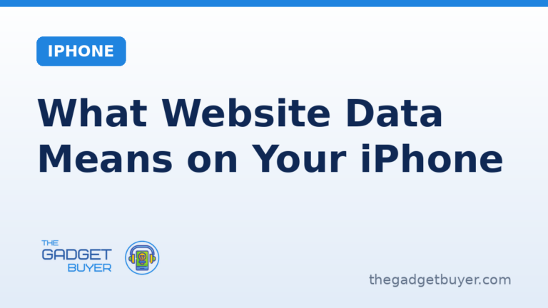 iPhone Safari website data screen showing cookies and cache stored per site