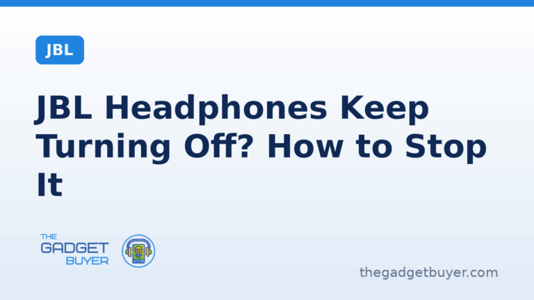 JBL headphones keep turning off fix guide card