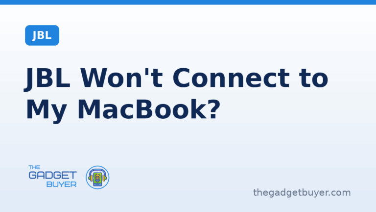 JBL speaker unable to connect to MacBook.