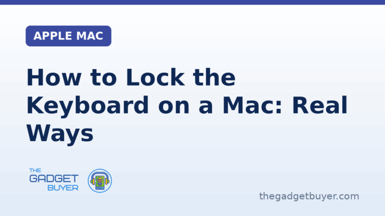 lock the keyboard on a Mac methods card