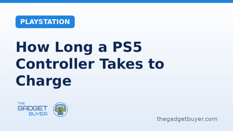 PS5 DualSense controller charging time