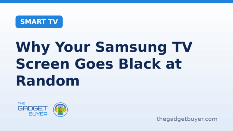 Why a Samsung TV screen goes black at random on a branded card