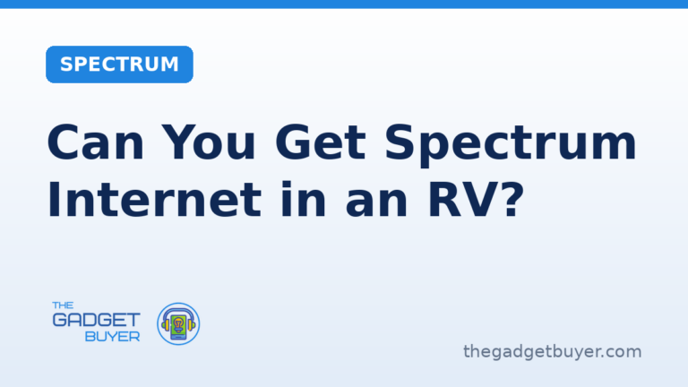 Spectrum internet in an RV connection options for travelers
