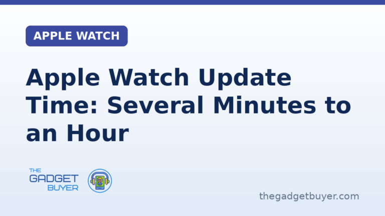 How long an Apple Watch update takes and the requirements Apple lists