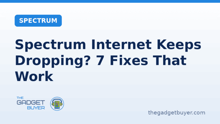 Person troubleshooting Spectrum internet on a laptop.