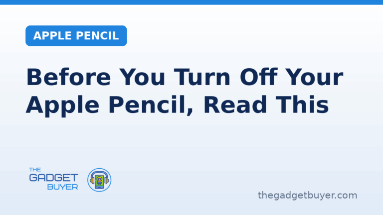 Turning off and sleeping an Apple Pencil
