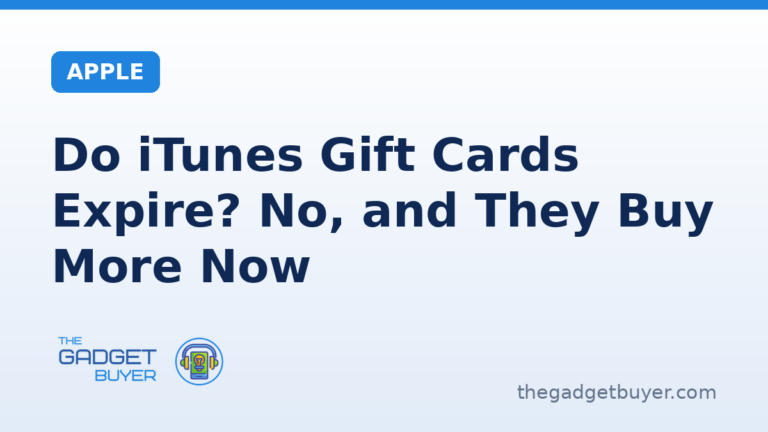 Do iTunes gift cards expire, branded answer card from The Gadget Buyer