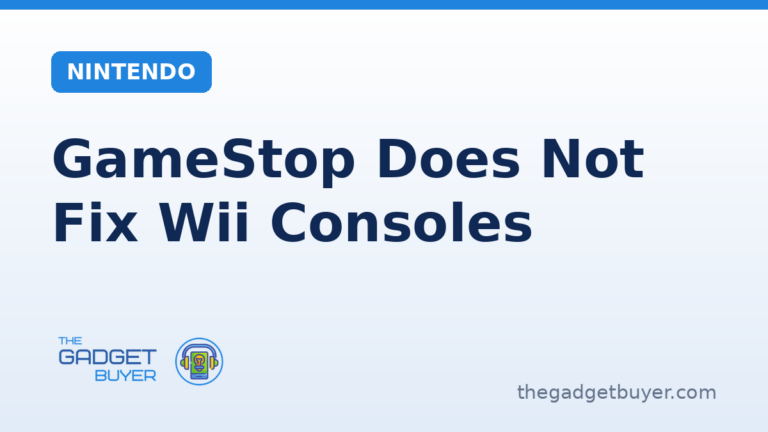 GameStop does not fix Wii consoles, a Nintendo repair explainer from The Gadget Buyer