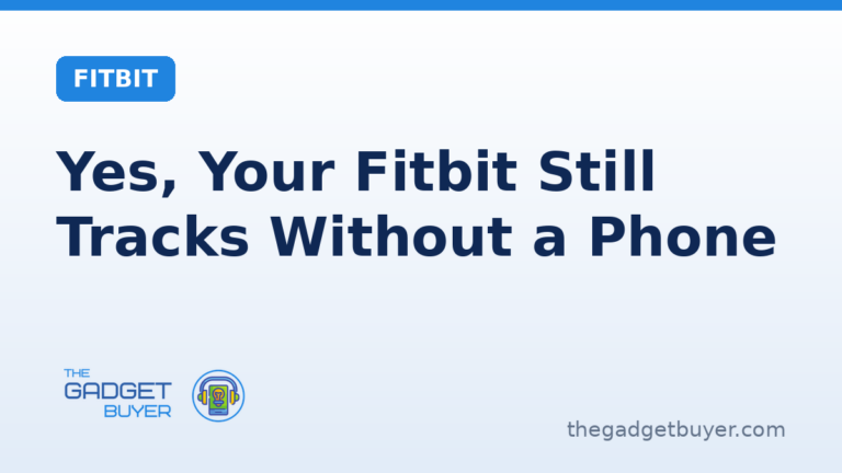 Fitbit tracker still tracks steps and heart rate without a phone paired to it