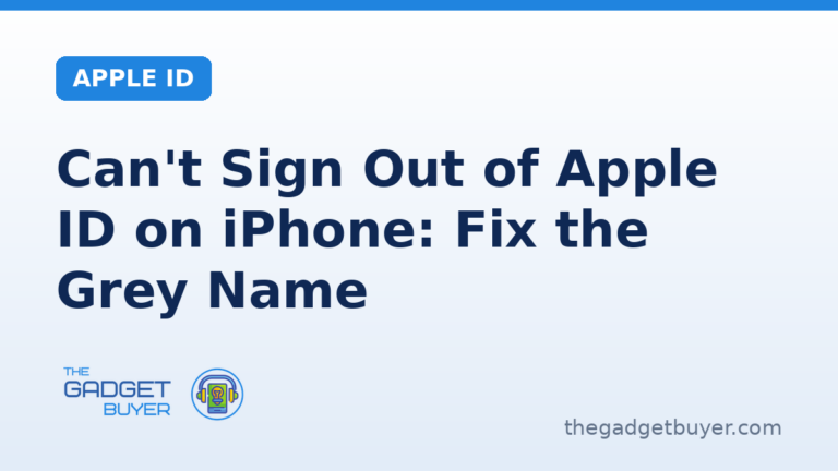 Can't Sign Out of Apple ID on iPhone: Fix the Grey Name 1 Can't Sign Out of Apple ID on iPhone: Fix the Grey Name