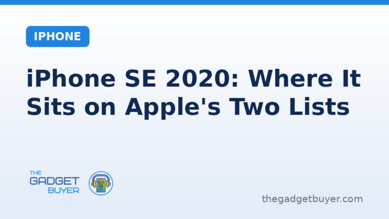 iPhone SE 2020 and where it sits on Apple vintage and obsolete lists
