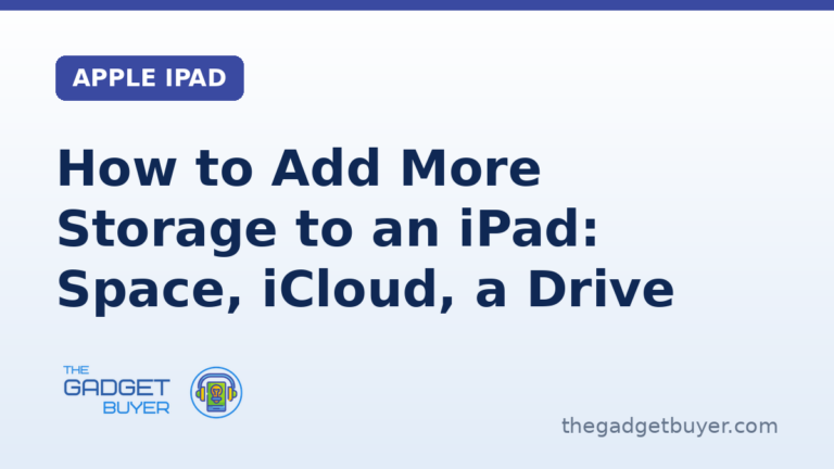 How to add more storage to an iPad: free up space, move photos and files to iCloud, or plug in an external drive
