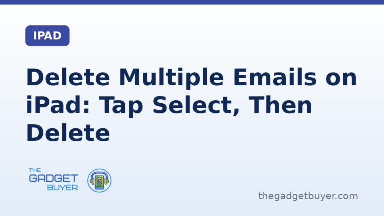 Delete multiple emails on iPad: tap Select in the Mail message list, tick each message, then tap the Delete button at the bottom, with Apple's steps to recover, archive and set how long deleted mail stays