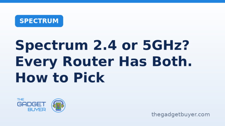 Spectrum 2.4 or 5GHz? Every Router Has Both. How to Pick 5 Spectrum 2.4 or 5GHz: every Spectrum router has both bands, and the number of WiFi names you see decides whether the router picks or you do
