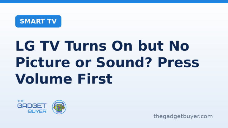 LG TV turns on but no picture or sound: press volume, a bar may mean the box or cables and no bar may mean the TV, then LG's hard reset