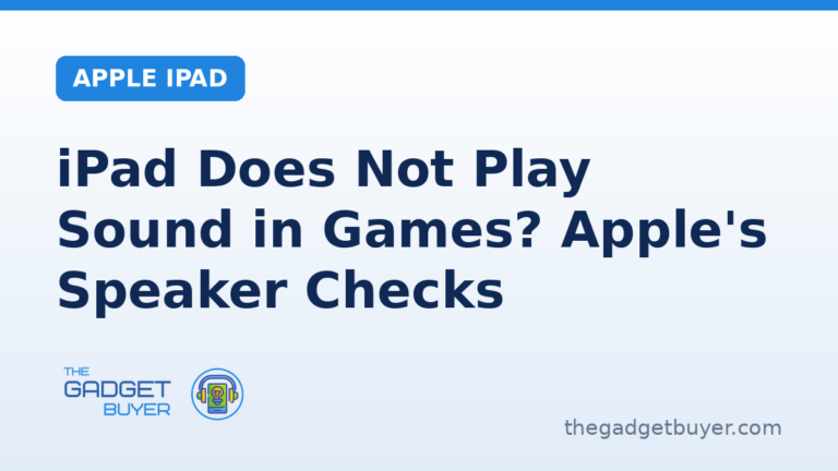 iPad does not play sound in games: Apple's speaker checks in order, Silent mode off in Control Center, Do Not Disturb off, case off, speaker opening cleaned if needed, then the Ringtone and Alerts slider test that tells you whether the speaker might need service