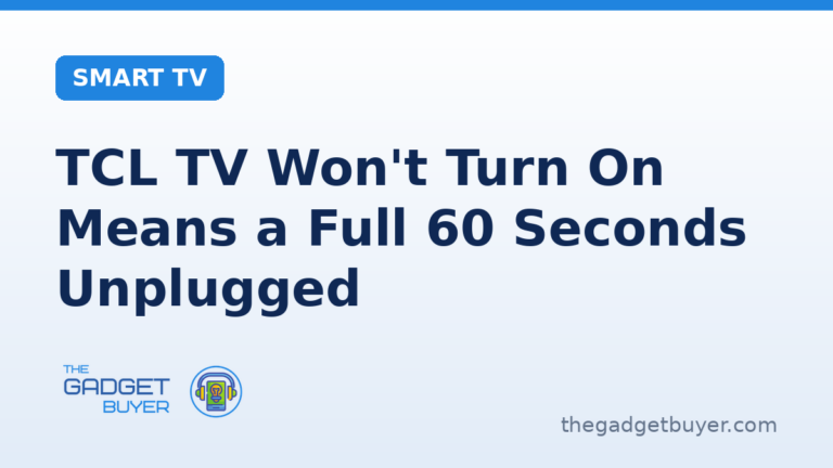 TCL TV won't turn on: TCL's five basic checks, its 60 second power cycle with the 15 second button hold, the remote and connected device tests, and its six reasons to contact support