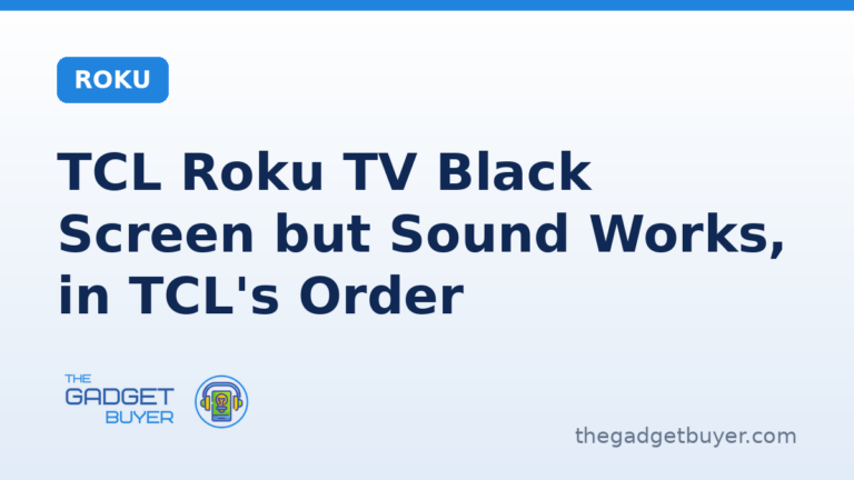 TCL Roku TV black screen but sound works, TCL's checks in TCL's order